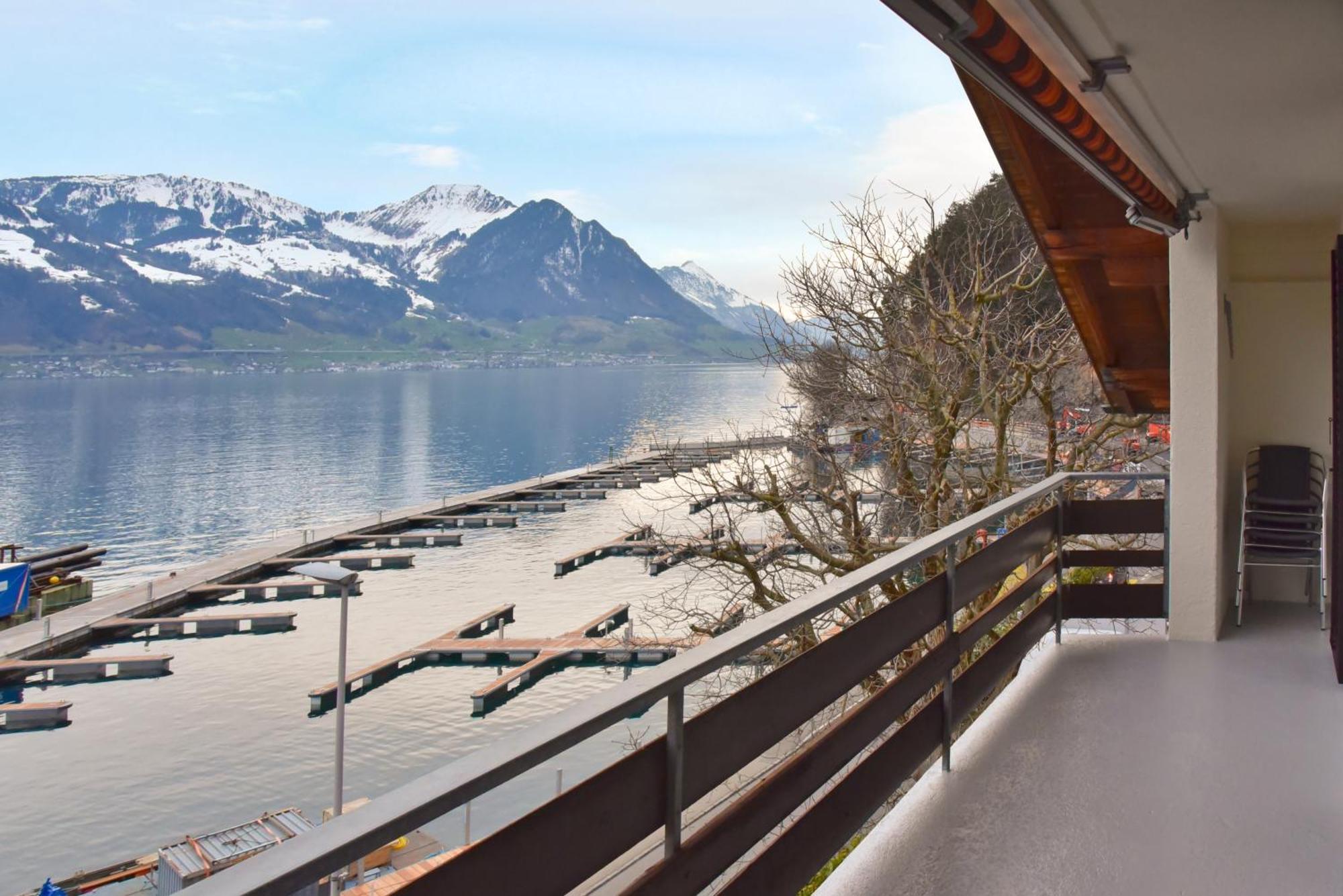 Modern And Charming Apartment On The Shores Of Lake Lucerne Gersau Eksteriør bilde